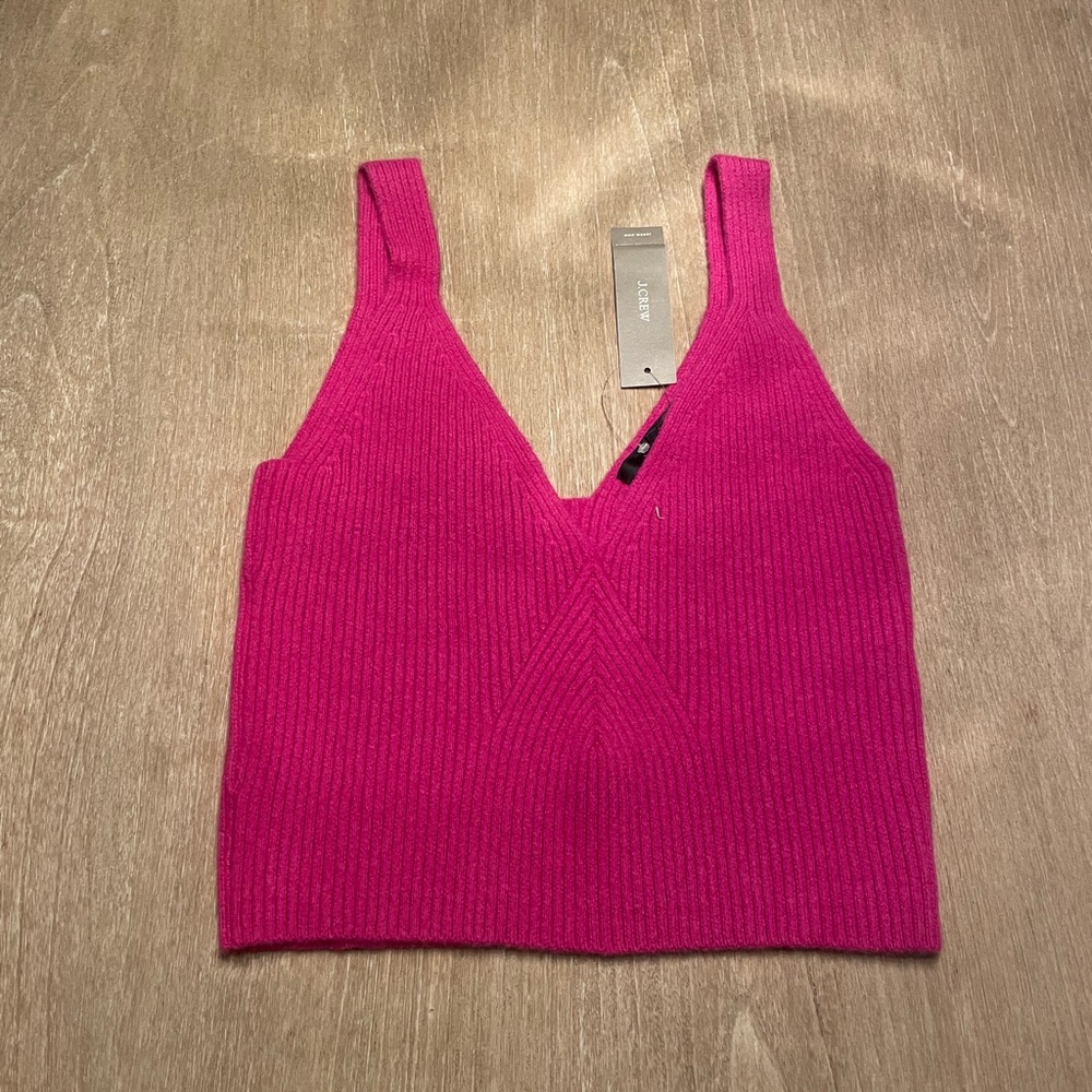 J. Crew | Collection cashmere cropped sweater-tank - Picture 2 of 5